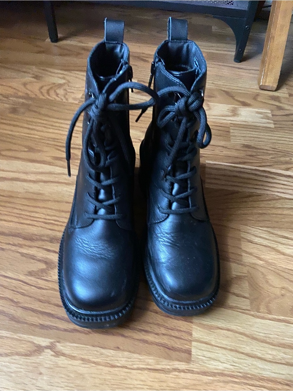 Flexi Black Leather Womens Boots